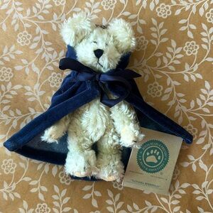 NWT Vintage Boyds Bears Natasha Berriman Collectible Plush Teddy Bear 8”